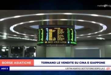TORNANO LE VENDITE SU CINA E GIAPPONE