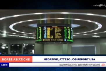 LISTINI ASIATICI NEGATIVI, BENE WALL STREET IN ATTESA DEL JOB REPORT