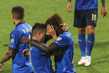 Show Kean-Raspadori, l'Italia travolge la Lituania 5-0