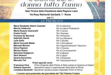 Premio "Il giorno dopo: Donna tutto l'anno" a 18 eccellenze italiane