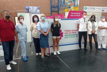 Bettiol e Siragusa: coppia olimpica testimonial della vaccinazione al Bernino