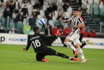 Rebic risponde a Morata, Juve-Milan 1-1