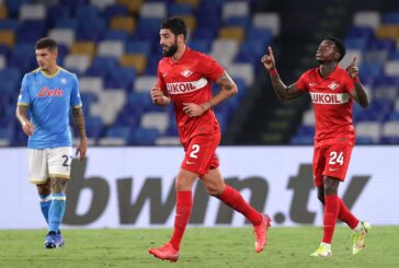 Napoli-Sparkat Mosca 2-3, primo ko stagionale per i partenopei