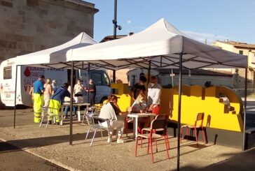 A Colle 42 vaccini ad accesso libero al camper