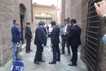 Morte Rossi: la delegazione della commissione a Palazzo Salimbeni