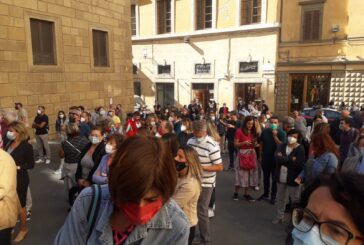 Mps: presidio in piazza Salimbeni per lo sciopero dei bancari