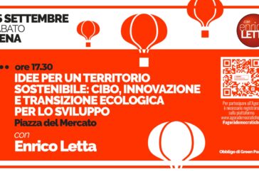 Pd: Agorà su cibo, innovazione transizione ecologica