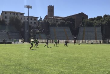 Allenamento al Franchi per il Siena