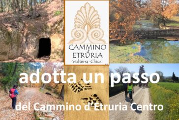 Adotta un passo del Cammino d’Etruria Centro: al via il crowfunding