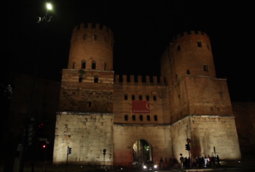 Roma, nuova illuminazione per Porta San Sebastiano