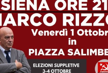 Marco Rizzo chiude la campagna elettorale in piazza Salimbeni