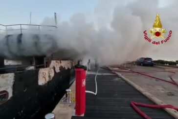 Imbarcazione in fiamme a Olbia, nessun ferito