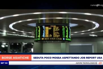 SEDUTA POCO MOSSA PER LE PIAZZE ASIATICHE ASPETTANDO IL JOB REPORT USA