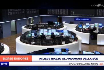 PIAZZA AFFARI LEGGERMENTE POSITIVA CON GLI EUROLISTINI