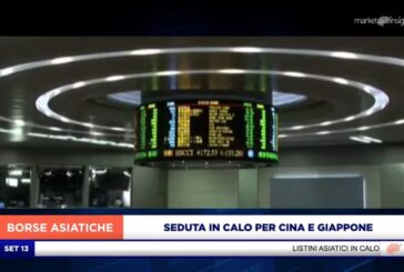 SEDUTA IN CALO PER CINA E GIAPPONE