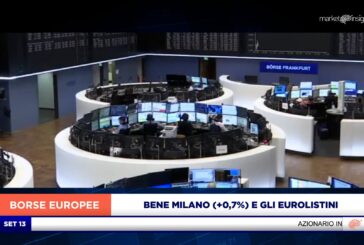 BENE MILANO (+0,7%) E GLI EUROLISTINI A METÁ SEDUTA
