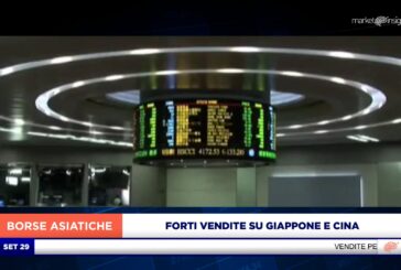 FORTI VENDITE SU GIAPPONE E CINA