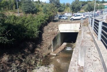 CB6 Toscana Sud impegnata sul fosso di Riluogo