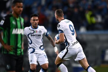 L'Inter vince in rimonta, 2-1 in casa Sassuolo