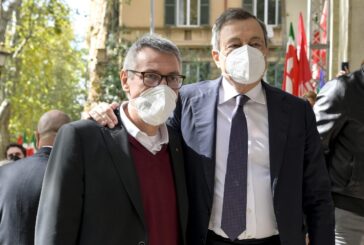 Draghi in visita alla Cgil, Landini "Segnale importante"