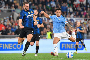 Prima sconfitta per l'Inter, la Lazio vince 3-1