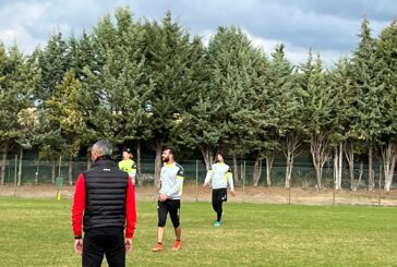 Siena: allenamento con in campo Conson, Bani e Favalli