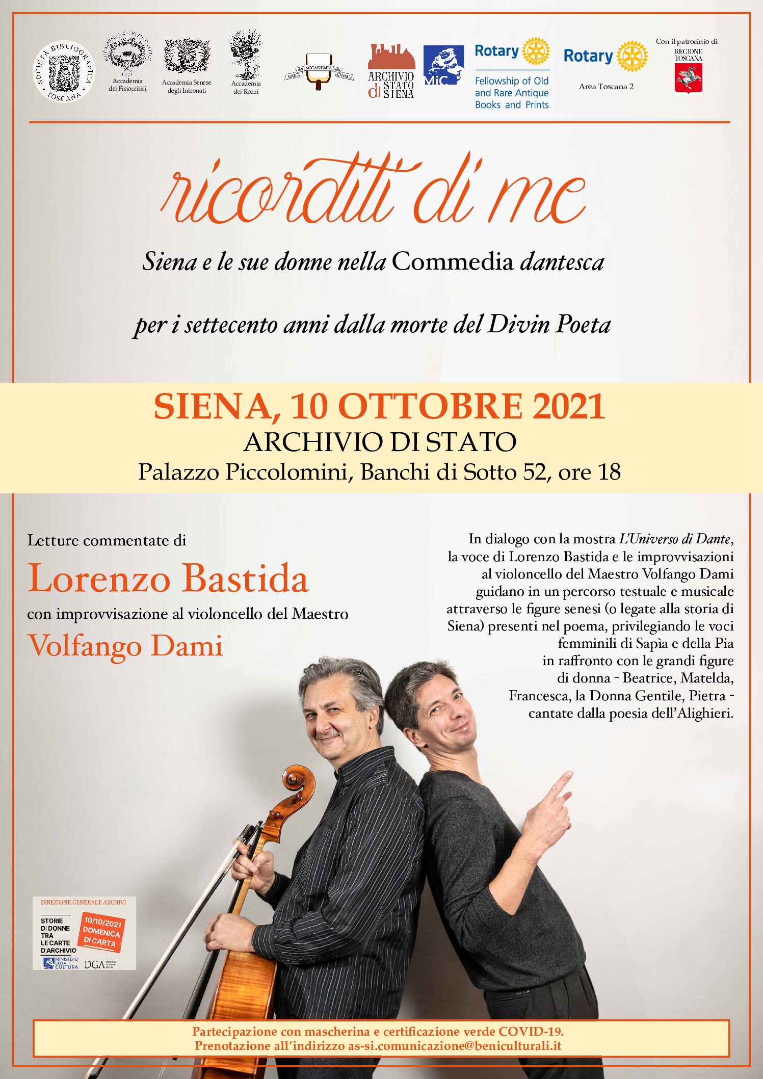 Un intenso 10 ottobre all’Archivio di Stato