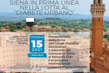 “Diabete urbano”, Siena in prima fila per la lotta alle malattie croniche