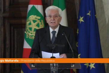 Mattarella "Determinazione e speranza per la ripartenza"
