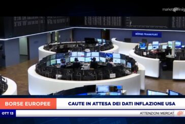 MATTINATA CAUTA PER L’EUROPA IN ATTESA DEI DATI INFLAZIONE USA