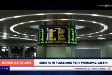 SEDUTA IN FLESSIONE PER I PRINCIPALI LISTINI ASIATICI