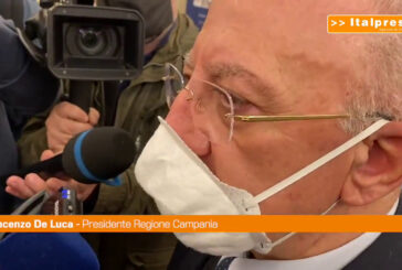 De Luca "In Campania partiti con le terze dosi per tutti"