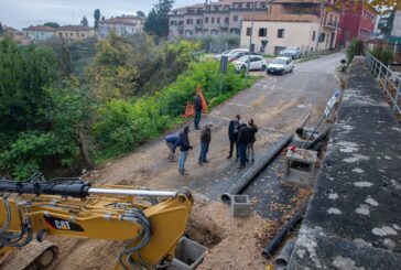 Chiusi: frana in via dei Longobardi. Proseguono i lavori di ripristino dell’area