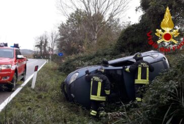 Intervento dei Vigili del fuoco in due incidenti stradali