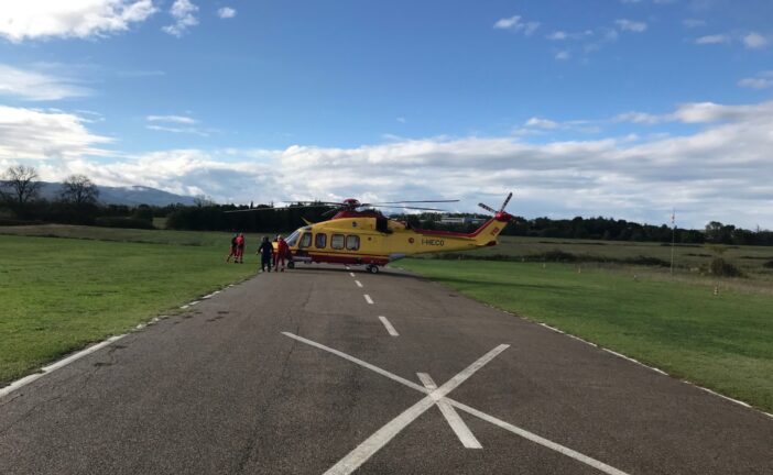 Incidente auto-moto ad Asciano: ferito un 55enne