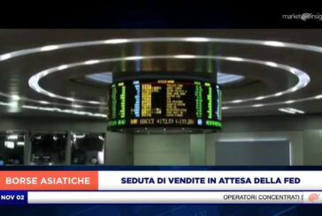 SEDUTA DI VENDITE SUI PRINCIPALI LISTINI ASIATICI
