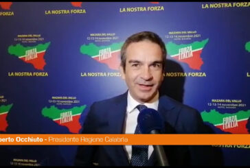 Occhiuto "Spazio politico enorme per Forza Italia"
