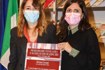 Corecom – Migliore tesi di laurea magistrale in comunicazione a Miriana Cascone