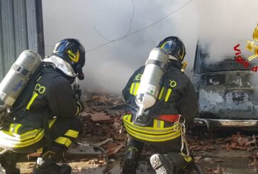 Incendio in un garage di Castellina in Chianti