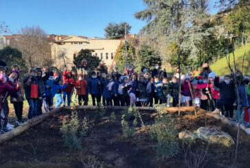 Al via alla Peruzzi la piantagione del bosco didattico