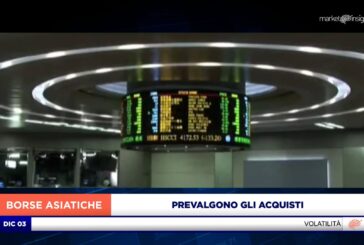 PREVALGONO GLI ACQUISTI SUI LISTINI ASIATICI CON L’ECCEZIONE DI HONG KONG (-0,2%)