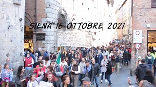 Siena No Green Pass celebra il Giorno della Memoria