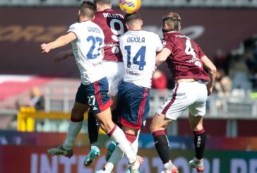Colpaccio del Cagliari, Torino battuto 2-1 in casa