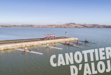 Stage internazionale di canottaggio sul lago di Chiusi