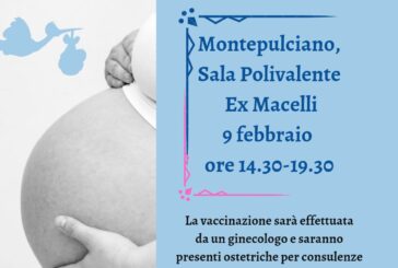 Open day vaccinali dedicati alle donne in gravidanza