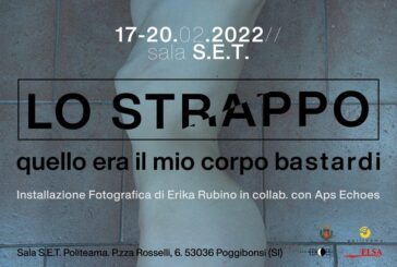 Al Politeama “Lo strappo”, installazione fotografica per raccontare la violenza