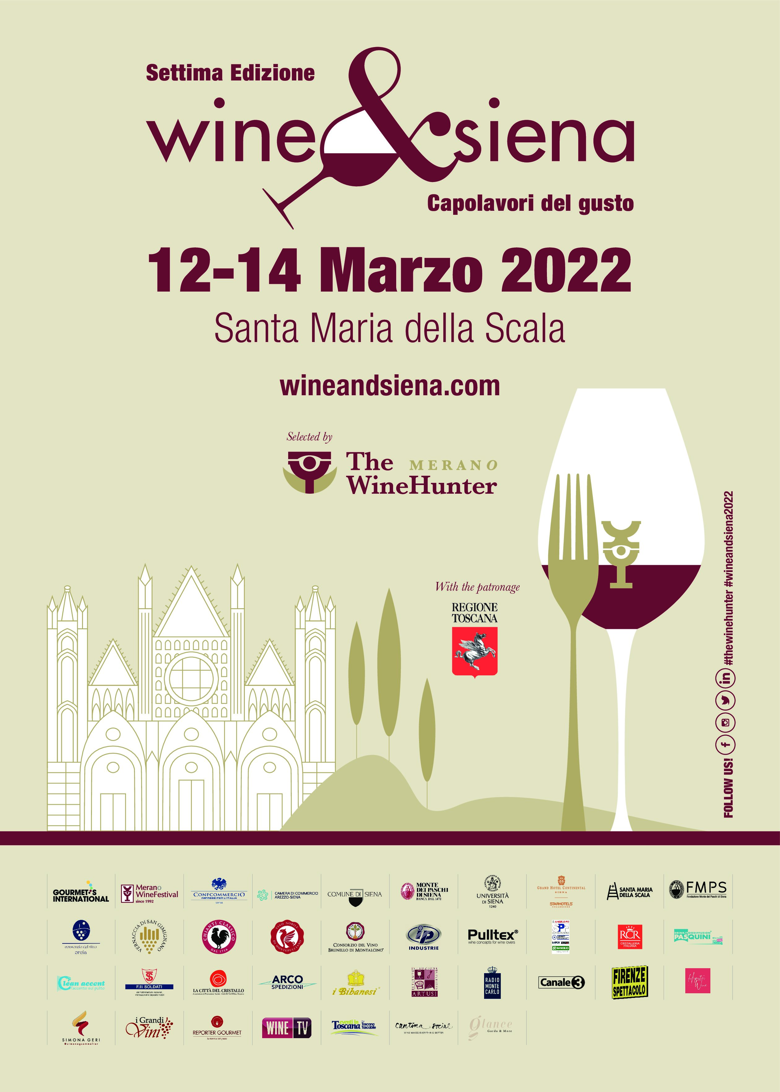 A marzo Wine&Siena celebra le eccellenze dell’enogastronomia