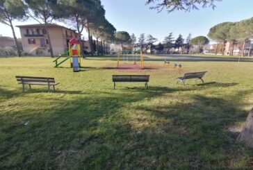 Inaugurata la nuova area giochi di via Palmiro Togliatti ad Asciano