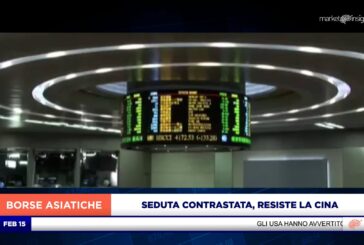 SEDUTA CONTRASTATA PER I PRINCIPALI LISTINI ASIATICI, RESISTE LA CINA