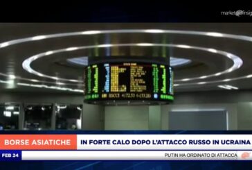 LISTINI ASIATICI IN FORTE CALO DOPO L’ATTACCO RUSSO IN UCRAINA